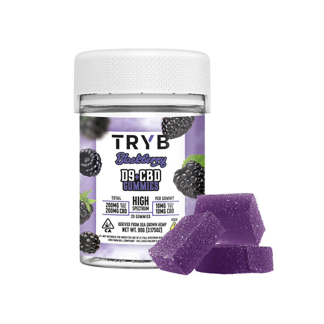 Blackberry D9 Gummies with CBD